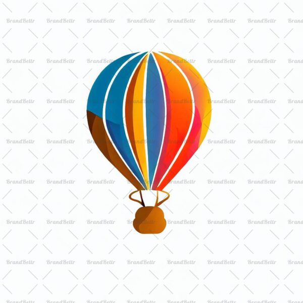 Reisender Heißluftballon